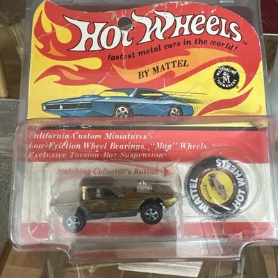 Hot Wheels Red Line Python New On Card From 1969