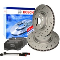 Bosch Bremsscheiben 335Mm BeläGe Mit Wako Vorne Satz FüR Mercedes W221