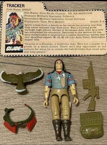1984 Spirit w/ File Card Complete GI Joe Figure w/ Unbroken Claws New O ring