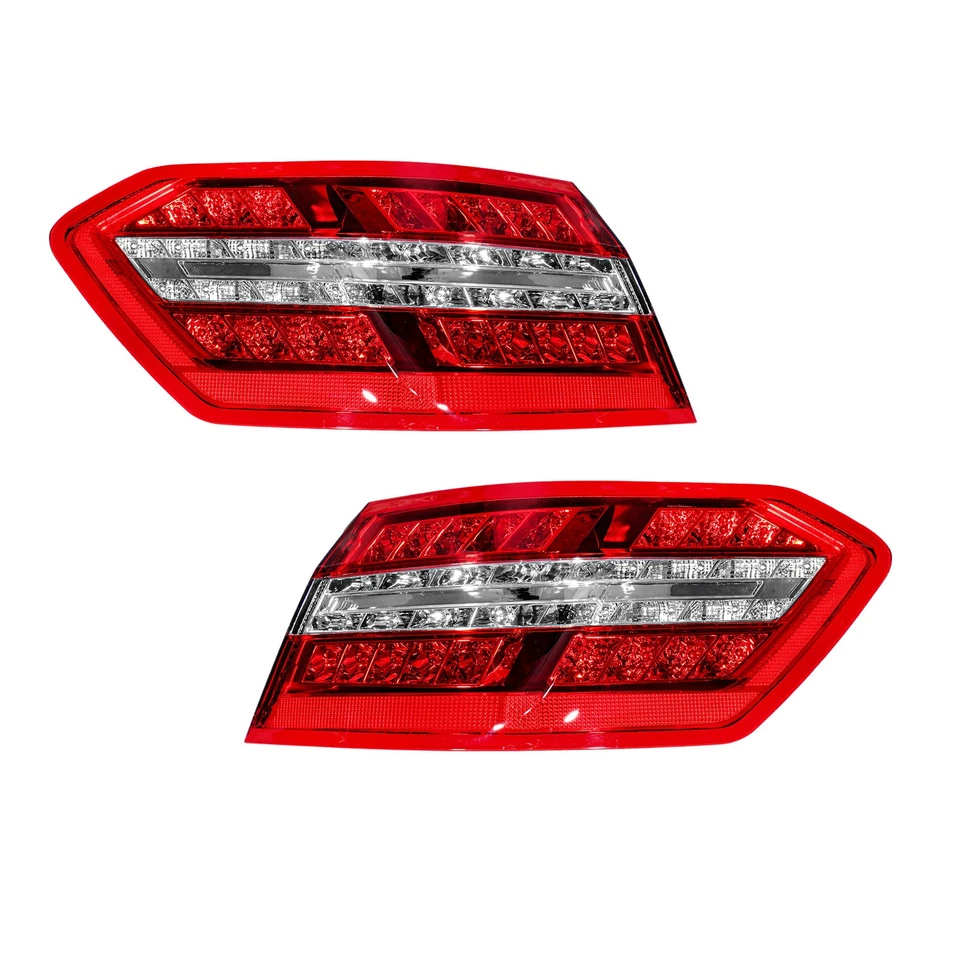 Luces traseras izquierda/conductor+derecha/pasajero para Mercedes Benz Clase E 2010-2013 LED Foto 2 de 4