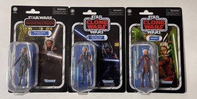 Star Wars Ahsoka Tano Mandalore & Corvus The Clone Wars VC102 VC202 VC222 Lot 3