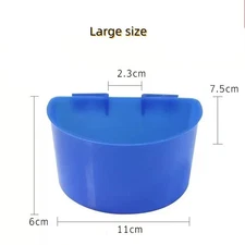 10pcs Chicken Feeder Cups for Cage Hanging Bird Waterer Rabbit Water Food