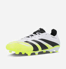Men's Adidas Predator League FG/MG White Soccer Cleats JI1117