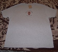 NUEVA CAMISETA IMPERIAL Cuello Redondo Algodón Poliéster NAPLES NATIONAL GOLF CLUB 2XL Gris