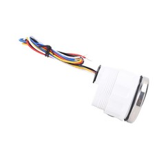 Auto 52Mm 2-Inch Car Tachometer With 6000 Rpm And Hour Meter 7-Color Backlight