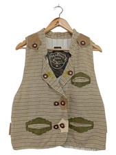 Skandal Trachten Damen Trachtenweste Gr. M;40 Beige Traditionell