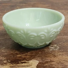 1 Pioneer Woman Jade Green Jadeite Glass Bowl Condiment Dip Prep Bowl