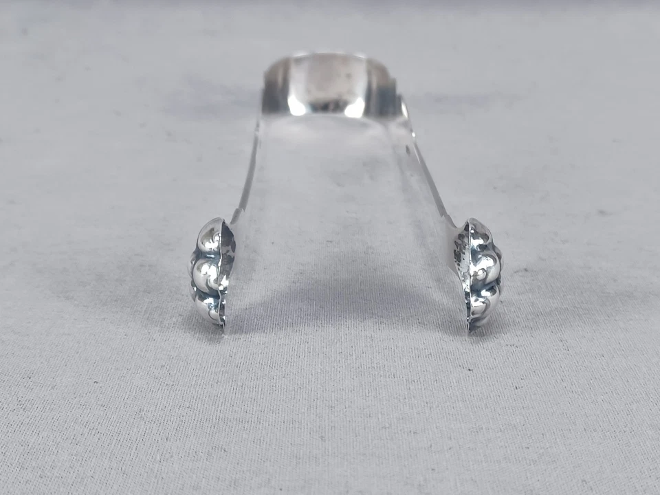 Moneda grabada Samuel D. Rockwell Nueva York pinzas de azúcar de plata circa 1834-1853 Foto 4 de 4