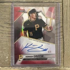 2025 Topps Bowman’s Best Konnor Griffin Auto Red Refractor 4/5 SSP #B25-KG