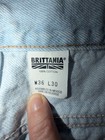 Brittania Men's Jeans 36x30 Blue Straight Leg 100% Cotton — photo 1