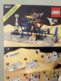 LEGO LEGOLAND: Inter-Galactic Command Base (6971) W/ Box + instructions