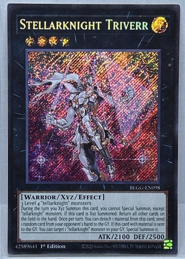 Stellarknight Triverr - BLGG-EN098 - Secret Rare - Glorious Gallery - NM/M