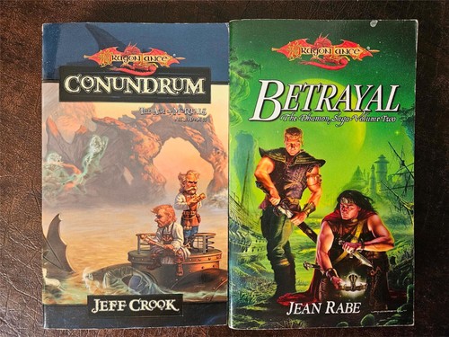 Dragonlance lot PB x11 all 1996 - 2006 Betrayal Downfall Tales Dalamar Conundrum - 第 4/9 張圖片