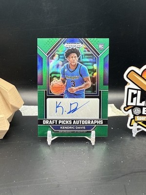 Kendrick Davis 2023 Prizm Draft Picks Auto Green Rookie (CBR)