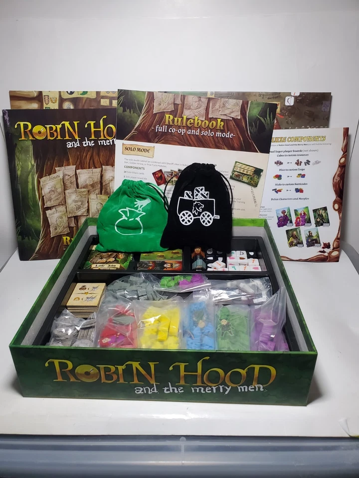 Robin Hood And The Merry Men Kickstarter Deluxe Components Board Game N/M - Image 3 of 4