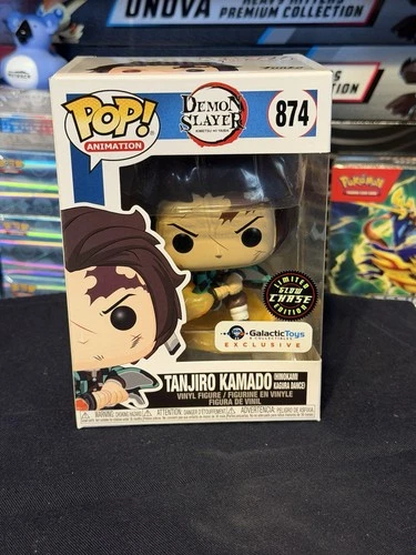 Funko Pop Demon Slayer Tanjiro Kamado #874 Galactic Toys Exclusive Chase GITD