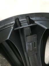 AutoStyle 18" Zoll Radkappe Satz schwarz/silber PP 5118SB DEFEKT