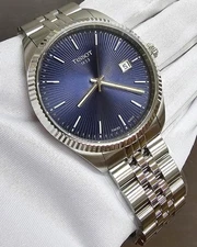 Tissot Ballade Quartz 40mm Blue Dial SS Men's Watch T156.410.11.041.00