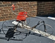 RARE ANTIQUE CHILD'S  PEDAL CART TRICYCLE (VELOCIPEDE) ORIGINAL VERY NICE