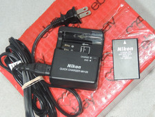 Genuine OEM Nikon MH-23 Charger Genuine Nikon En-EL9 Battery Pack
