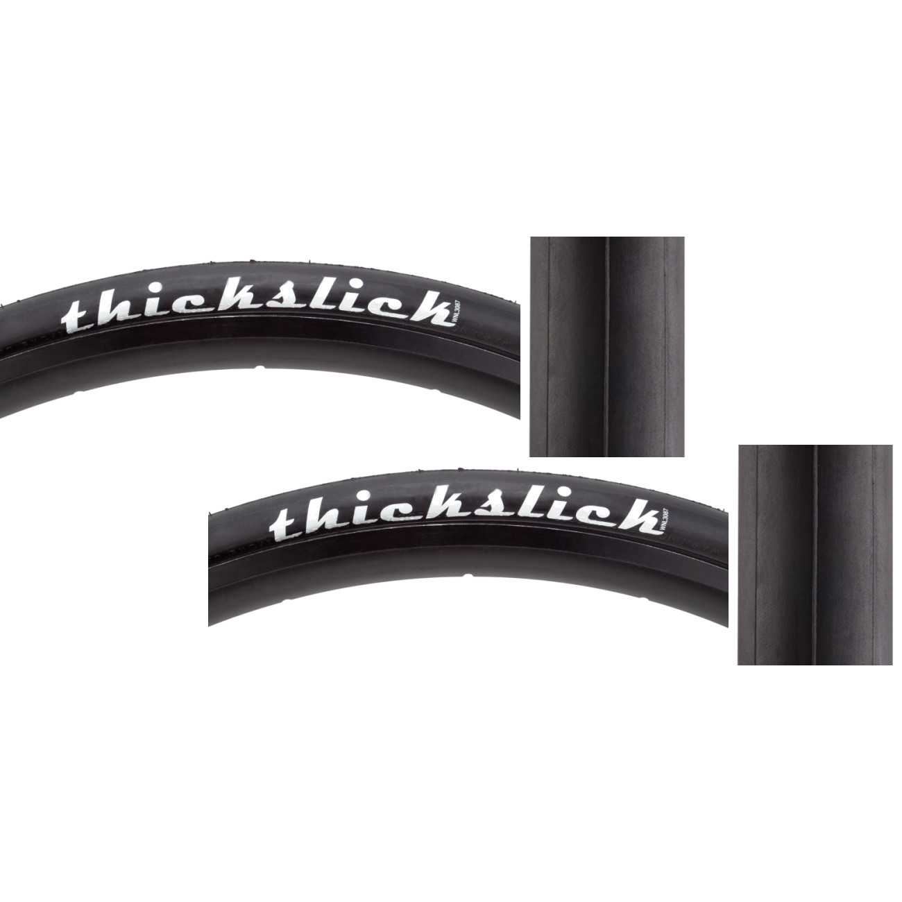 Упаковка из 2-х проводов Pure Cycles ThickSlick Pure 700x25 TPI 110 ЧерныйЧернота 15190₽