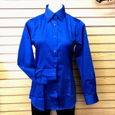 68472 RHE Royal Highness Women's Sateen Solid Color Western Show Shirt NEW