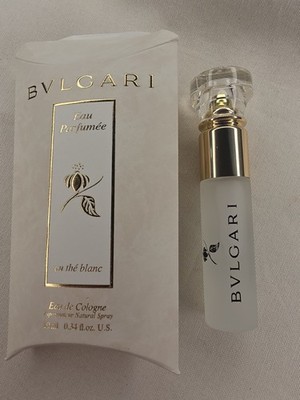BVLGARI au thé Blanc ( White Tea ) Eau de Cologne - .34 Fl oz / 10mL NEW