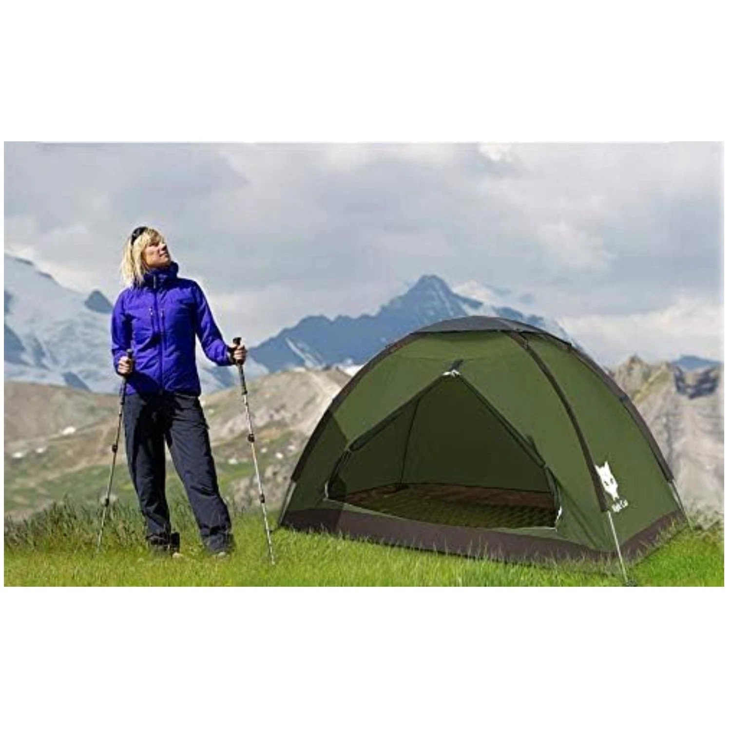 Compact 1-Person Camping Tent - Easy Setup & Take Down