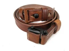 WWII German Leather Sling K98 Mauser Rifle Dated 1941 - Reproduction