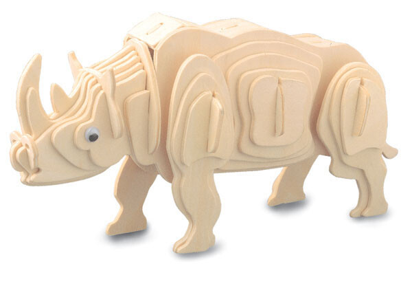 Quay Rhinoceros Woodcraft Construction Kit FSC