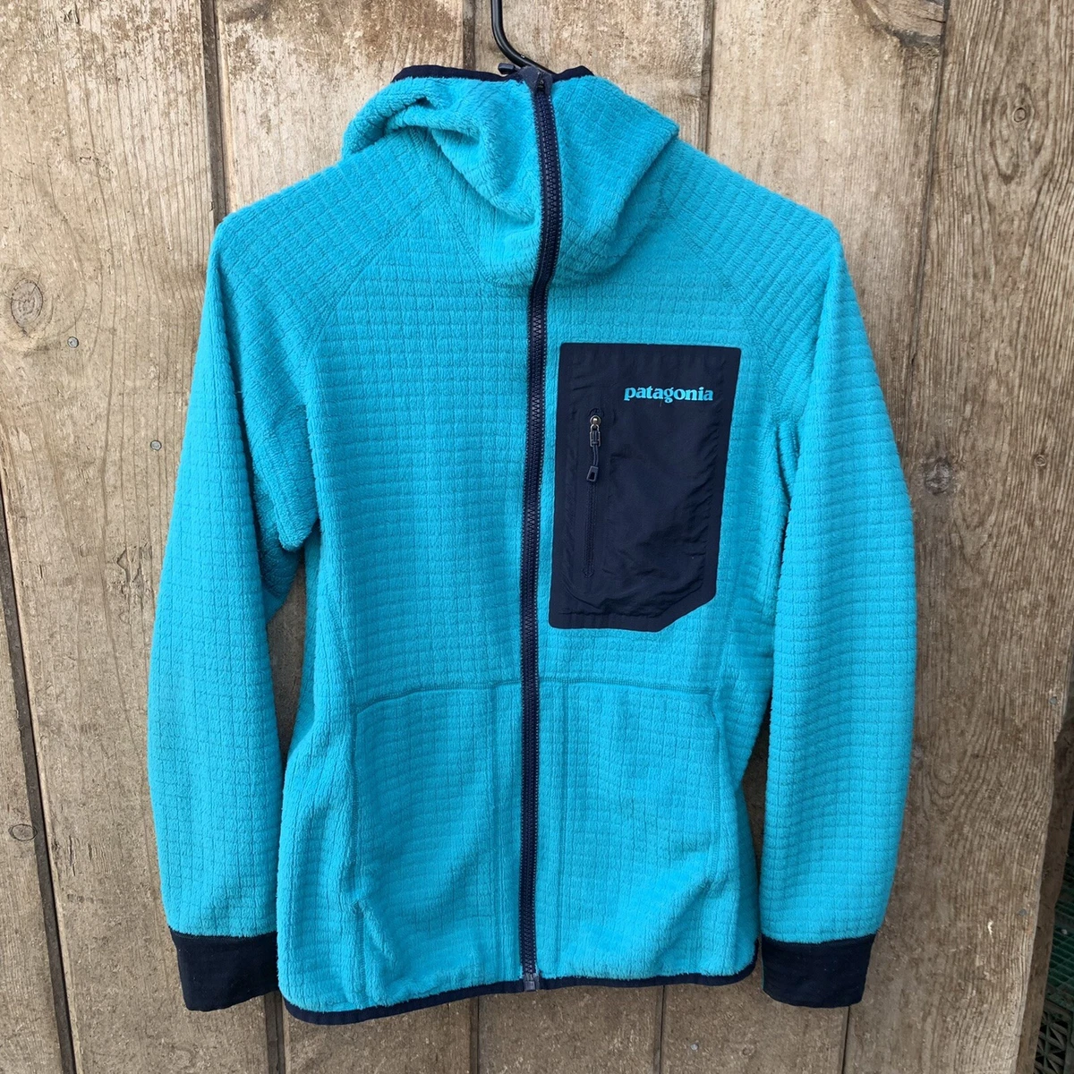 Womens PATAGONIA Reversible R3 Regulator Polartec Hoody Sweater