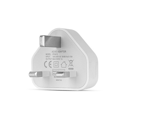 Adattatore caricatore da parete spina di ricarica USB da parete UK 3 pin per iPhone Samsung - Foto 3 di 3