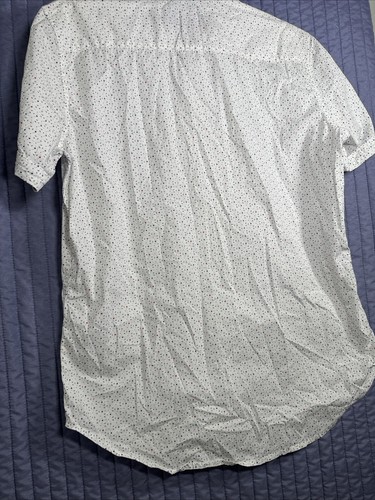 Camicia Robert Graham uomo piccola bianca geometrica manica corta classica - Foto 16 di 19