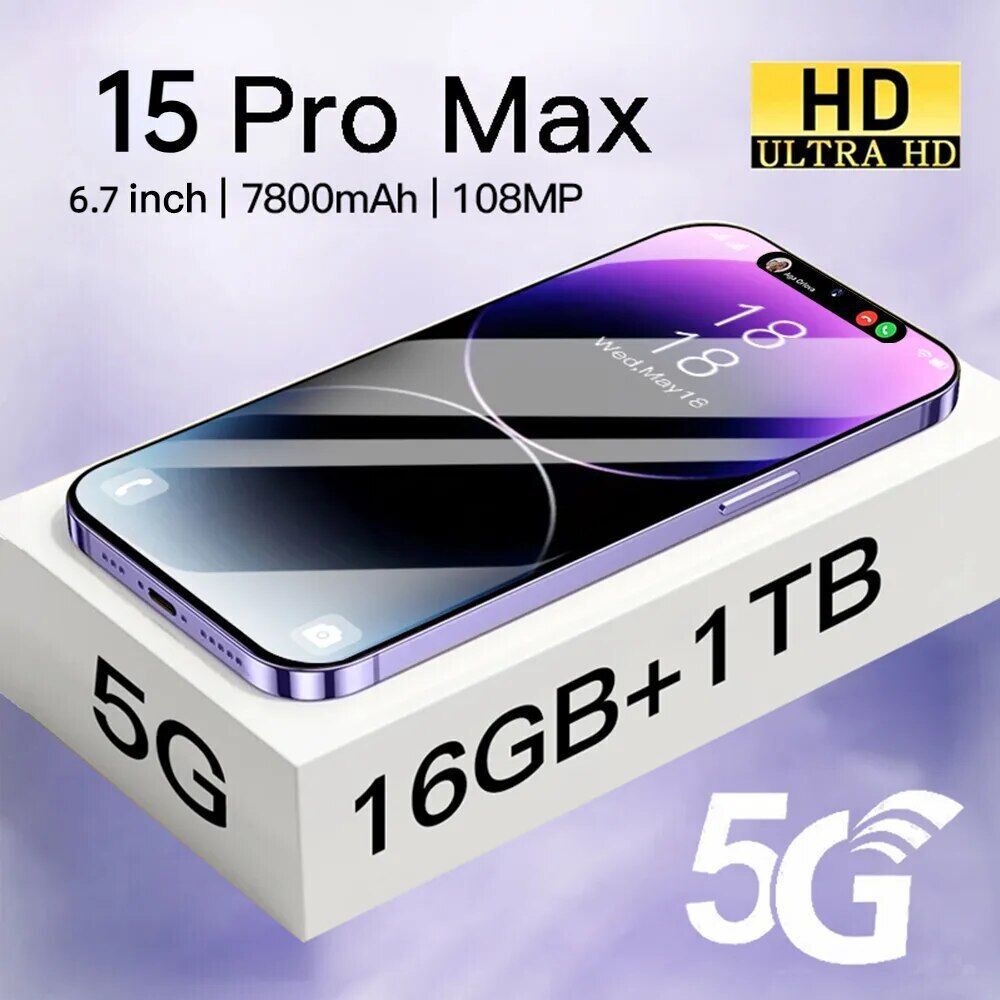 Brand New i 15 Pro Max With Large Screen And Dual SIM, All Brand New i 15 Pro Max With Large Screen And Dual SIM, All