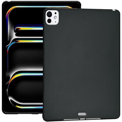 Schutz Hülle für Apple iPad Pro 13 2024 Silikon TPU Cover Slim Case Tasche Matt