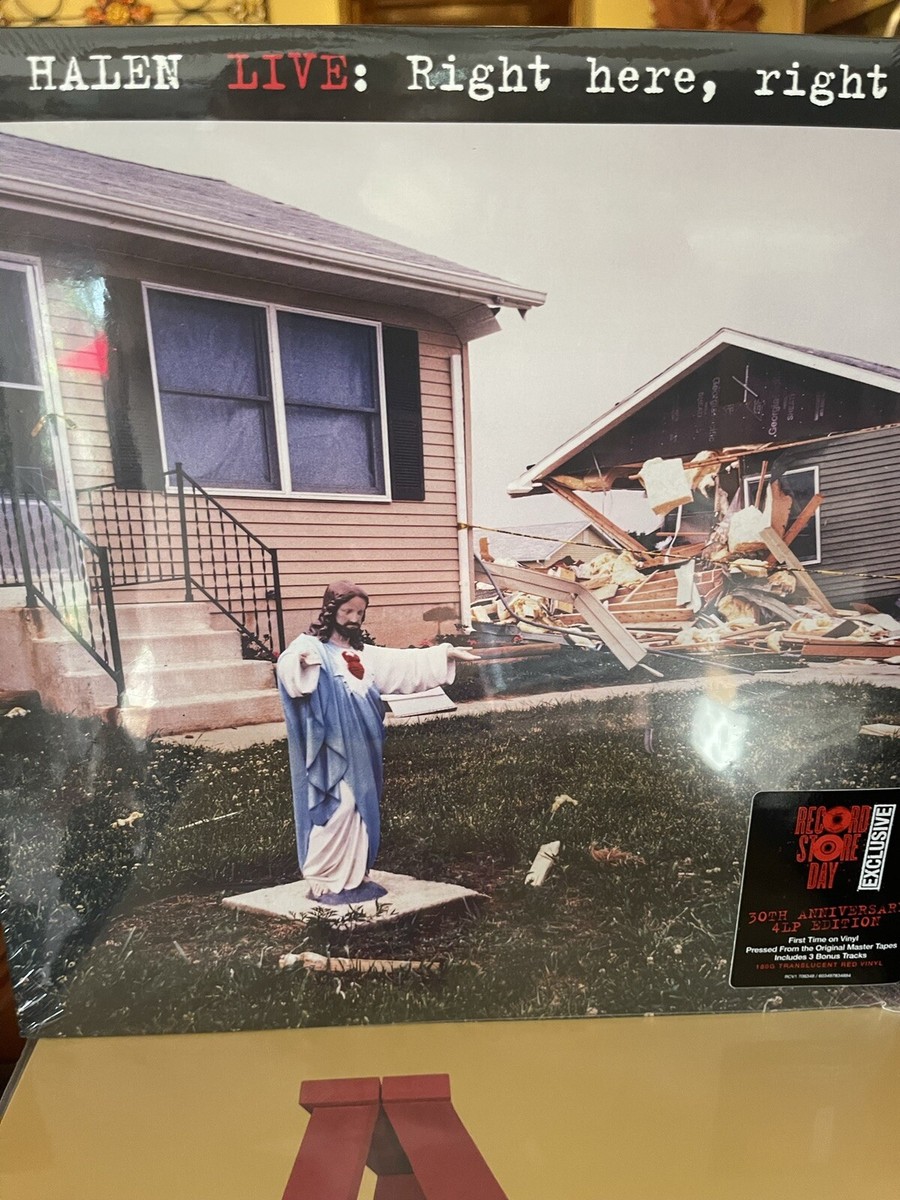 VAN HALEN LIVE Right here レコードRED VINYL VAN HALEN LIVE: RIGHT HERE, RIGHT NOW to Make Vinyl Debut on