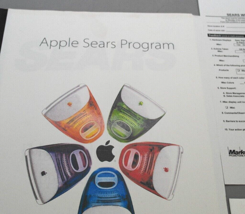 Apple Computer iMac Sears Sales Program Resources Lot CD Guide Report Training - Afbeelding 2 van 7