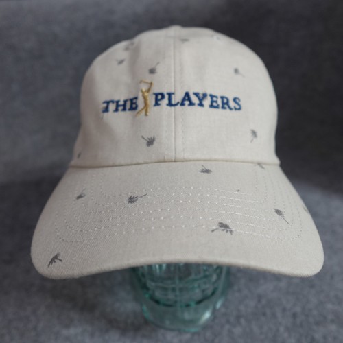 The Players Golf Championship Hat Beige Strapback Embroidered Dadhat
