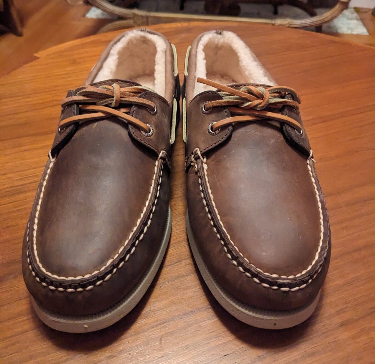 NeW SPERRY MOCCASIN TOP-SIDER US 8.5 SHEEPSKIN FLEECE
