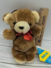 Vtg Eden Shake Teddy Bear Plush Squeak Sound ...