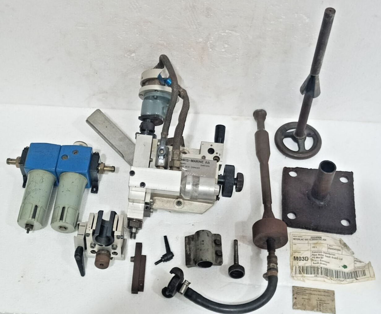 CHRIS MARINE TYPE MSD VALVE SEAT GRINDER/ GRINDING MACHINE WITH