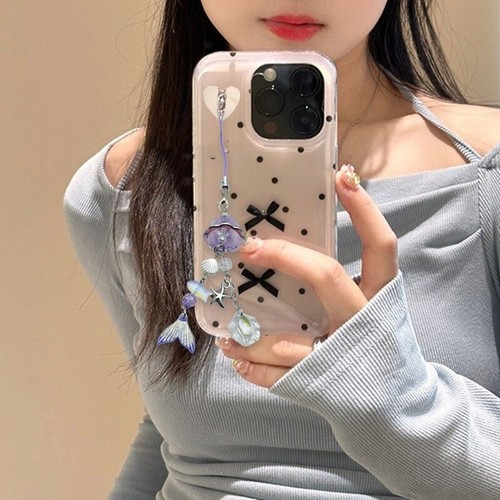 Trendy Mermaids Tail Pearls Phone Strap for Daily Use and Bag Decoration - Zdjęcie 3 z 8