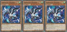 *** 3X PARALLEL EXCEED 3X *** PLAYSET 1ST EDITION ETCO-EN001 YUGIOH!