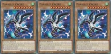 *** 3X PARALLEL EXCEED 3X *** PLAYSET 1ST EDITION ETCO-EN001 YUGIOH!