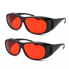 2pcs 450nm 520nm 532nm Blue Green Laser Protective Goggles 180-540nm Glasses
