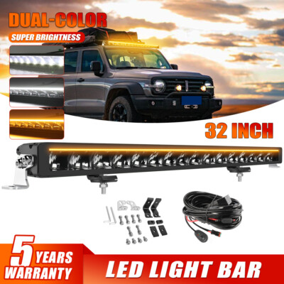 32'' LED Driving Lightbar Auto Offroad Lichtbalken E-Prüf Zusatzbeleuchtung 12v