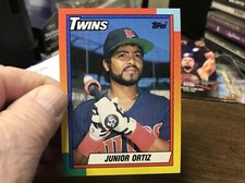 1990 Topps Traded # 85 JUNIOR ORTIZ