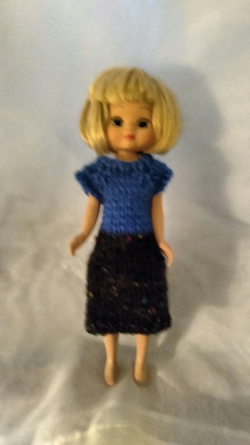 Black Tweed Coat and Matching Dress forTiny Ann Estelle by MGT Designs Black Tweed Coat and Matching Dress forTiny Ann Estelle by MGT Designs