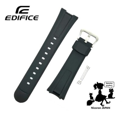 CASIO EDIFICE Original Ersatzband Armband Gürtel EF-305-1AV, EF-30 schwarz