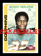 1978 Topps Football 269-525 EX+/EX-MT+ Pick From List All PICTURED